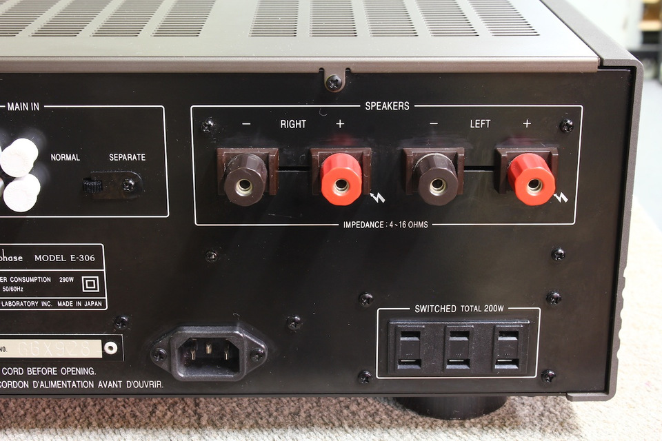 アキュフェーズ Accuphase E-306V 中古箱付き Yahoo!オークション - Accuphase/ E-306V 人気プリメインアンプ 中古