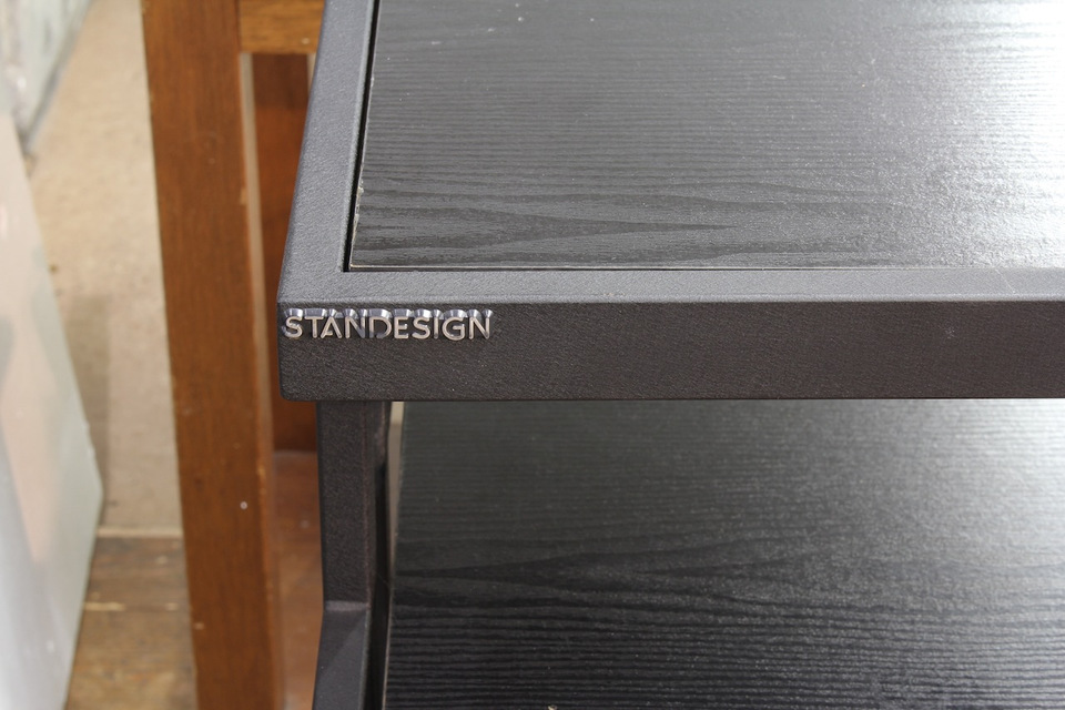 木製 5段オーディオラック　特注品 朝日木材加工 SN-2060DM ダーク/マホガニー 幅600mm3段構成 天然