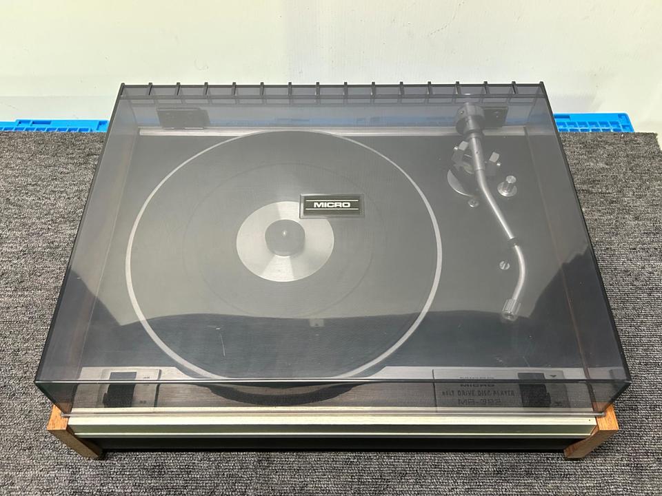 T]ジャンク MICRO レコードプレーヤー MR-322 マイクロ ターン
