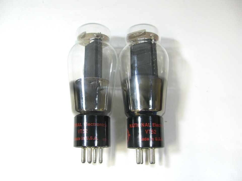 真空管 NATIONAL ELECTRONICSナショナル エレクトロニクス TV52 2本