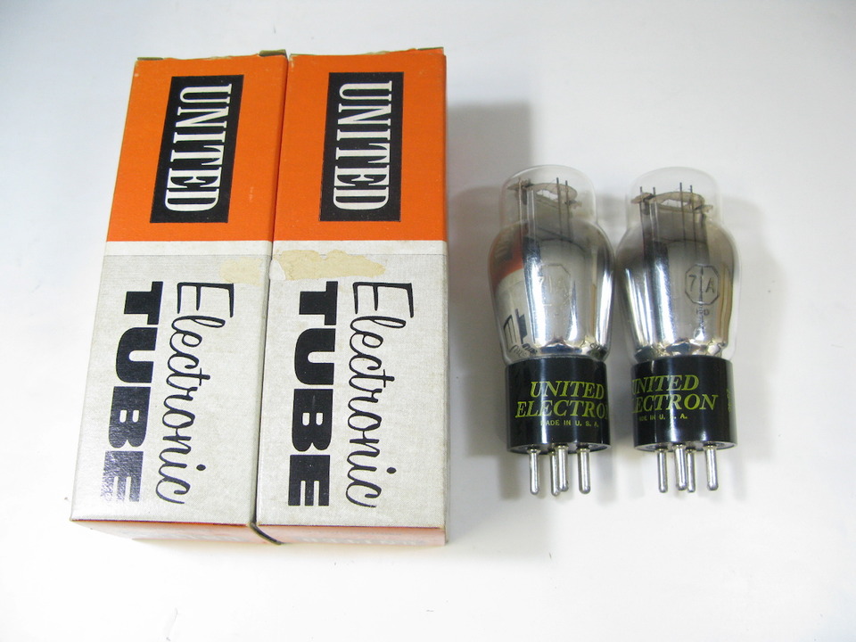 UNITED ELECTRON 真空管 4本セット!! イタリア製 made in ITALY 【公式