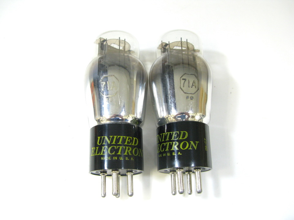 71A 真空管 UNITED ELECTRON MADE IN USA 音出し動作確認済 元箱