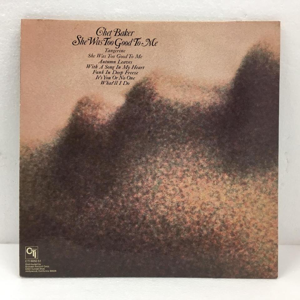 SHE WAS TOO GOOD TO ME/CHET BAKER CHET BAKER - 中古オーディオ 高価