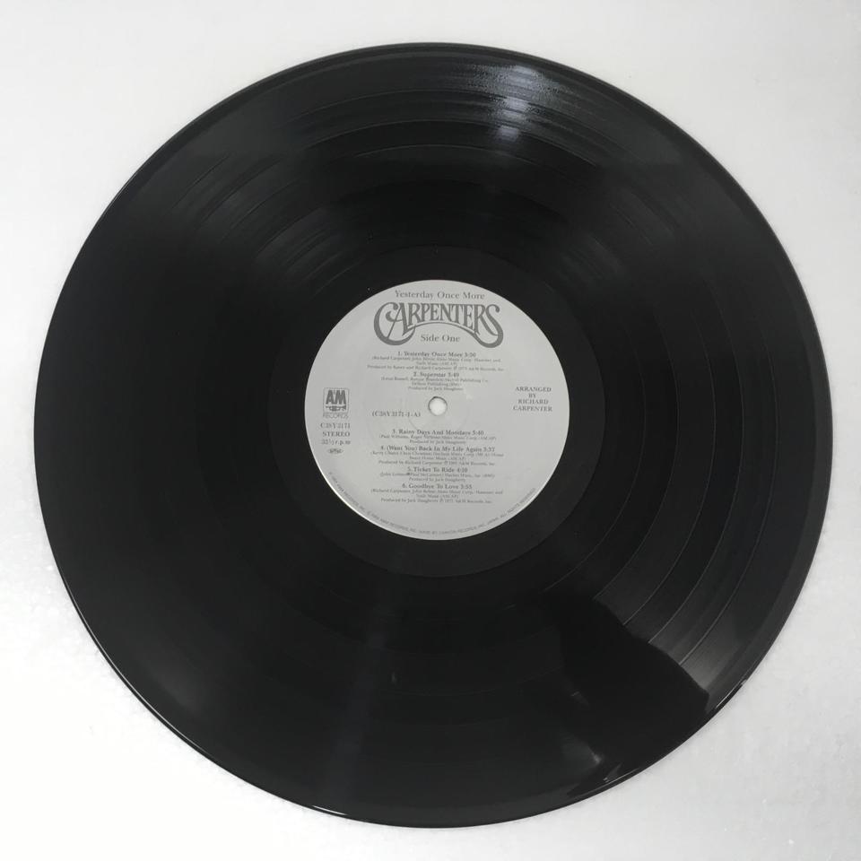 YESTERDAY ONCE MORE/CARPENTERS CARPENTERS - 中古オーディオ 高価