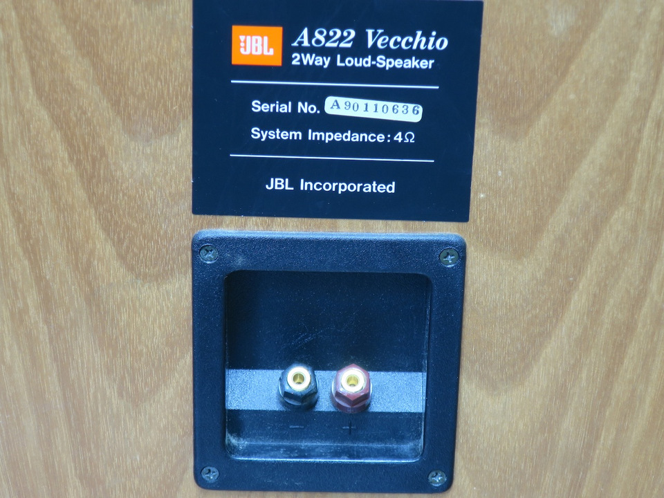 JBL A822 Vecchio ヴェッキオ JBL A822 Vecchio ヴェッキオ スピーカー ペア 音響機器 JBL A822