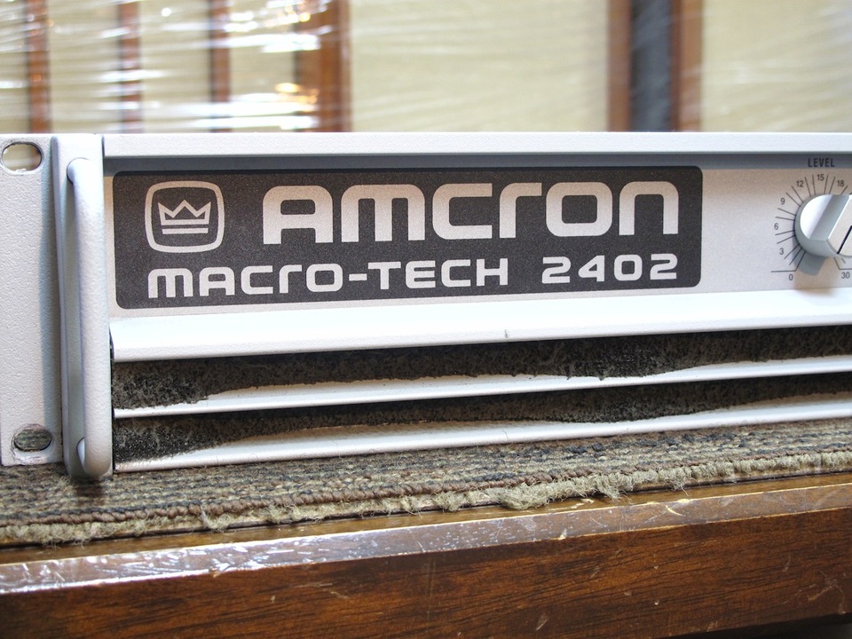 MACRO-TECH 2402 AMCRON - 中古オーディオ 高価買取・販売 ハイファイ堂