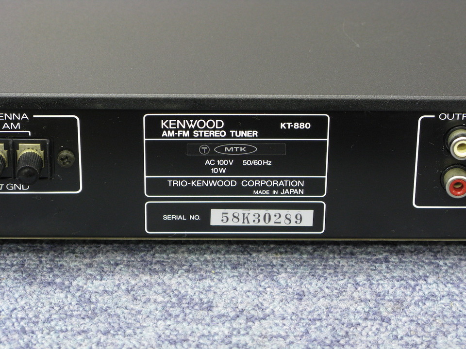 KT-880 KENWOOD - 中古オーディオ 高価買取・販売 ハイファイ堂