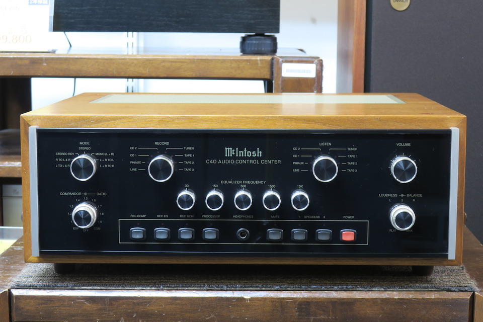 ◼️ジャンク品◼️マッキントッシュC40 AUDICONTROL CENTER