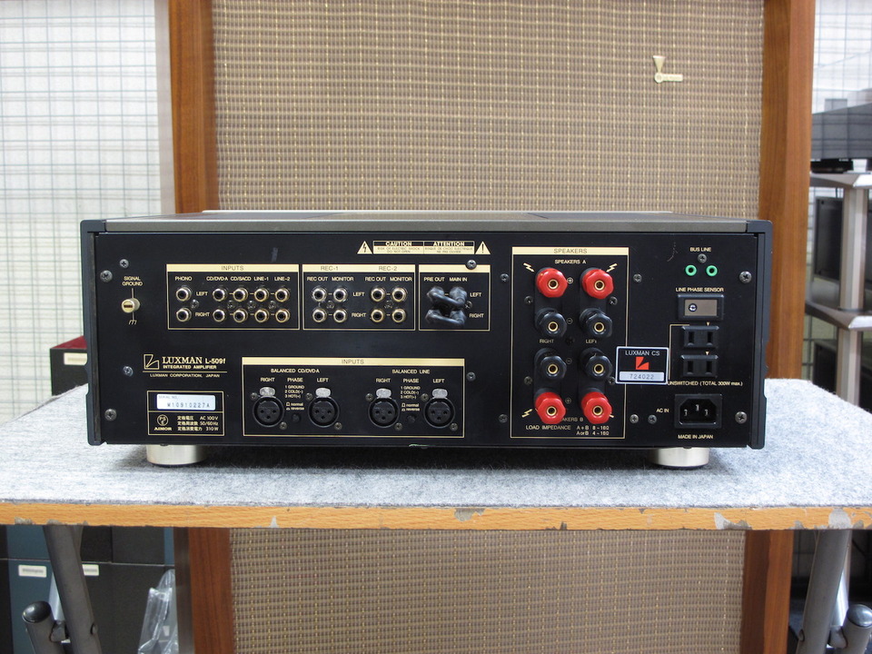 L-509f LUXMAN - 中古オーディオ 高価買取・販売 ハイファイ堂