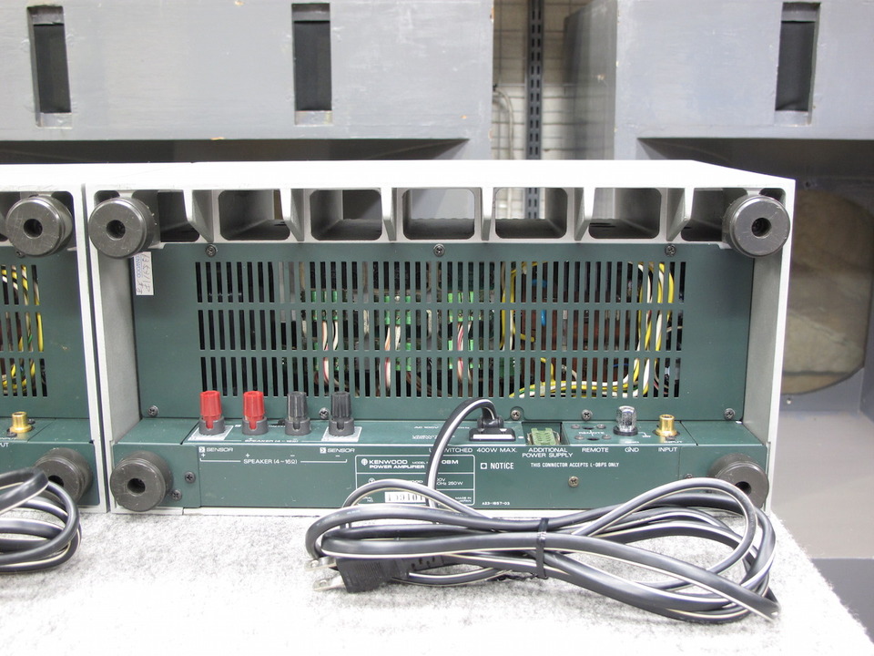 KENWOOD ケンウッド L-08M パワーアンプ　ペア　メンテナンス品 KENWOOD ケンウッド L-08M パワーアンプ ペア メンテナンス品
