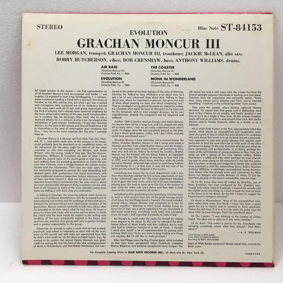 EVOLUTION/GRACHAN MONCUR III GRACHAN MONCUR III - 中古オーディオ