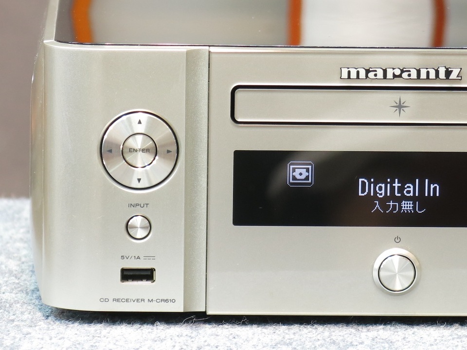 marantz M-CR610 コンパクトオーディオシステム[美品] M-CR610/FN｜Marantz ネットワークCDレシーバー シルバー
