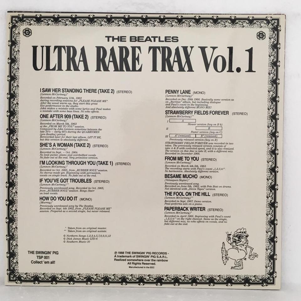 ULTRA RARE TRAX VOL.1/THE BEATLES THE BEATLES - 中古オーディオ
