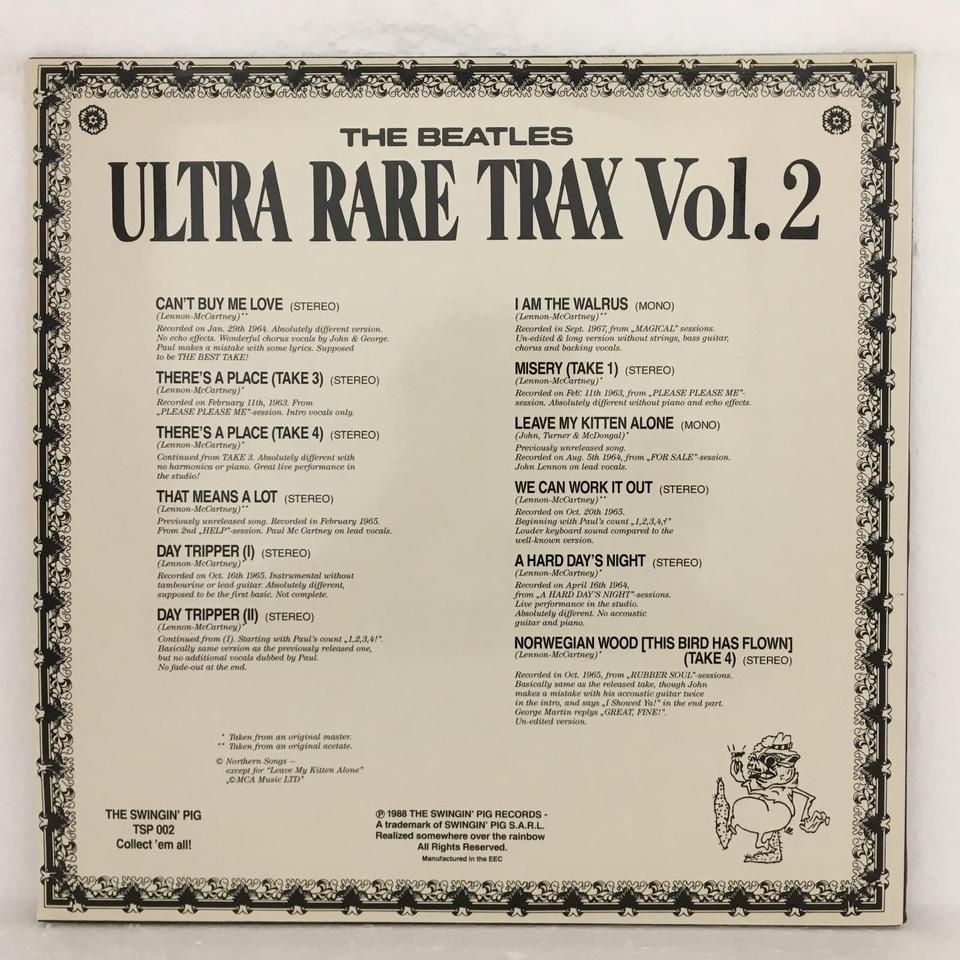 ULTRA RARE TRAX VOL.2/THE BEATLES THE BEATLES - 中古