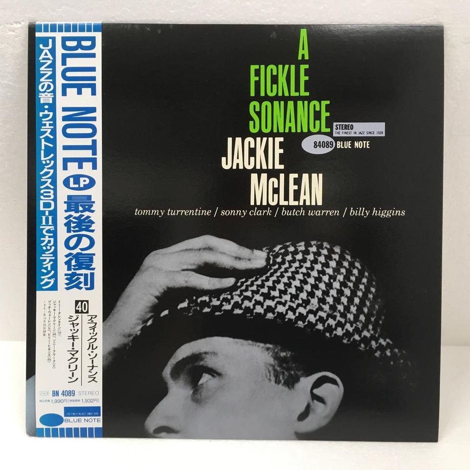 A FICKLE SONANCE/JACKIE McLEAN JACKIE McLEAN - 中古オーディオ 高価