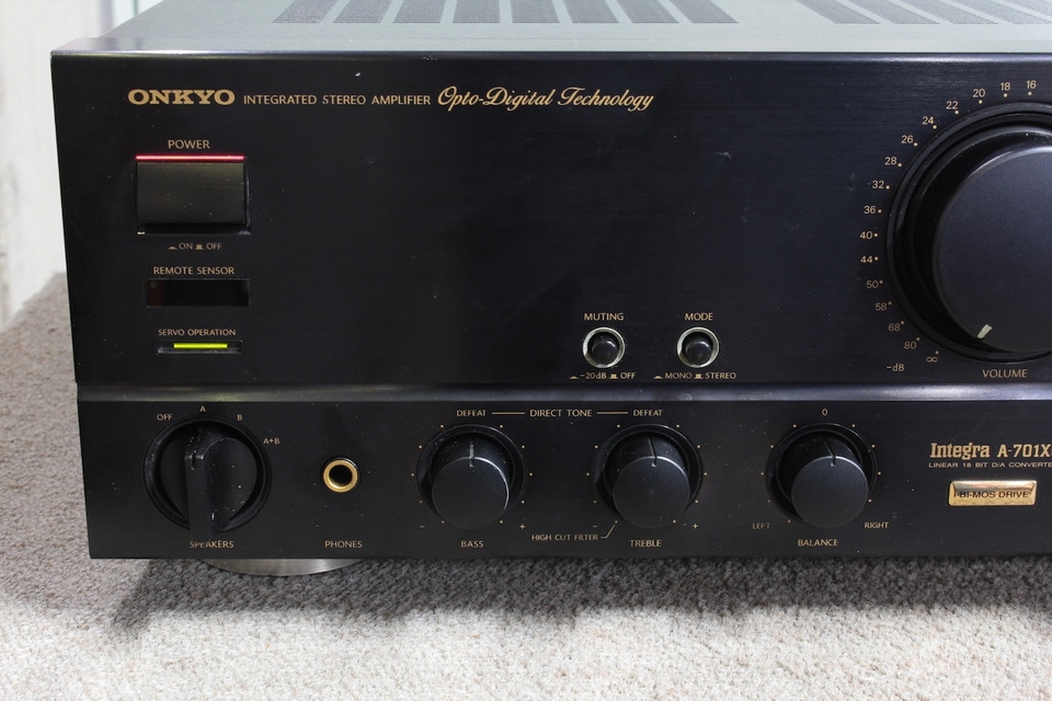 ONKYO integra A-701XG デジタルプリメインアンプ メンテ済み Integra A-701XG ONKYO - 中古オーディオ 高価買取・販売