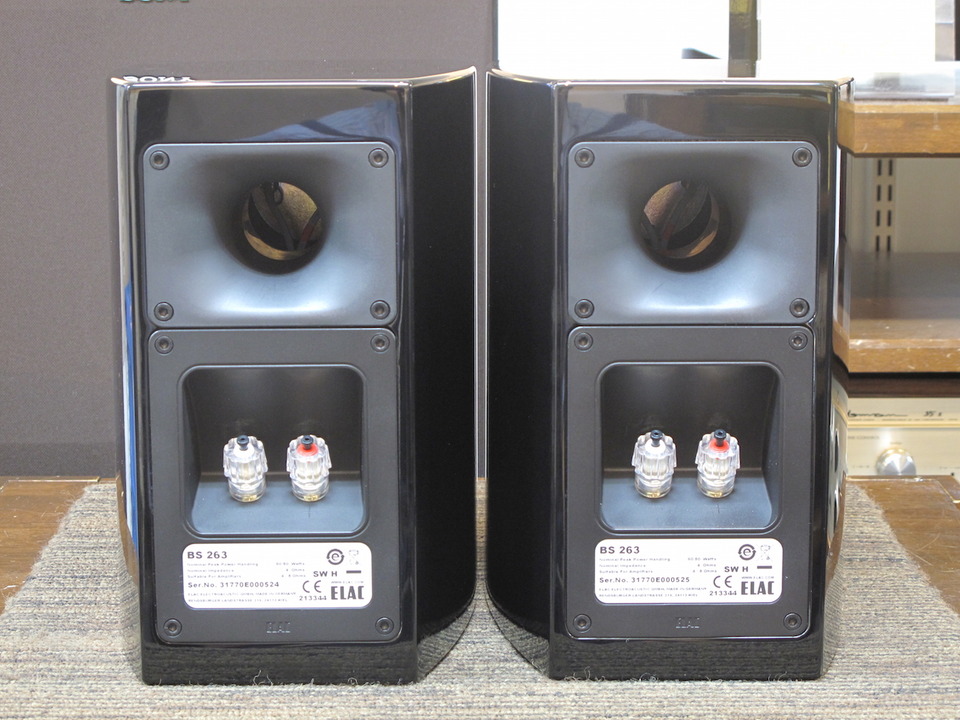 ELAC BS 263 スピーカー ペア 美品 （送料込み） ELAC/スピーカー/BS263（ペア） 高級オーディオ,ピュア