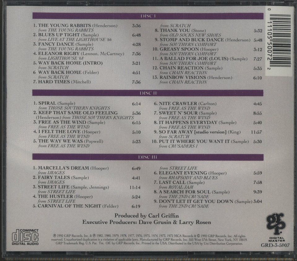 THE GOLDEN YEARS/THE CRUSADERS THE CRUSADERS - 中古