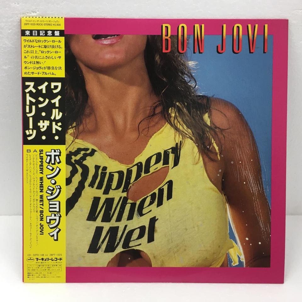SLIPPERY WHEN WET/BON JOVI BON JOVI - 中古オーディオ 高価買取