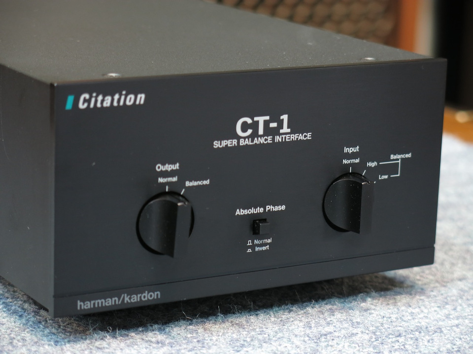 その他 Harman Kardon CT-1 Harman/kardon Citation CT-1 Super Balance Interface In VG
