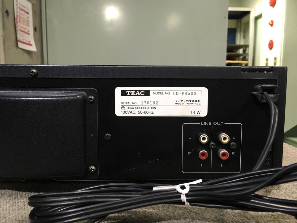 CD-P4500 TEAC - 中古オーディオ 高価買取・販売 ハイファイ堂