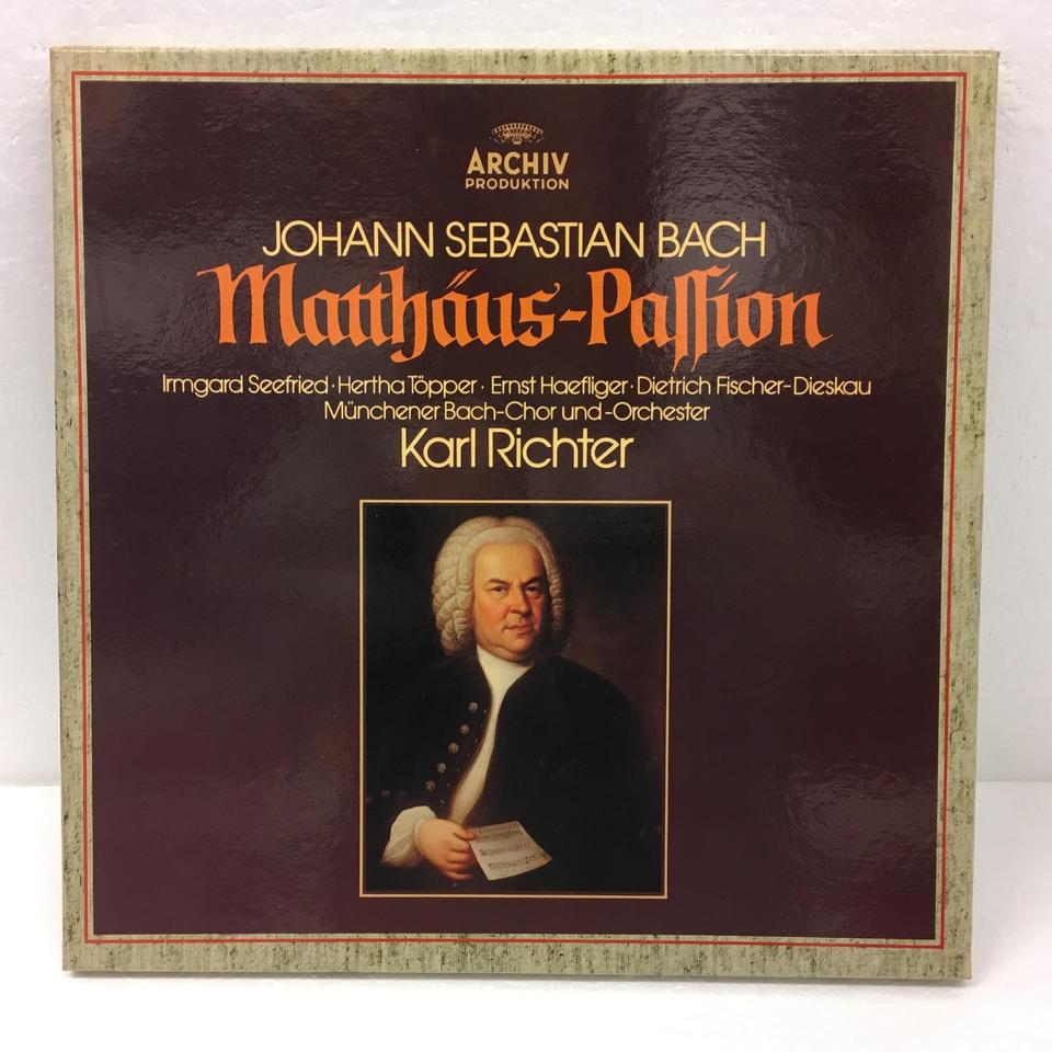 J.S.バッハ：マタイ受難曲 J.S.バッハ - 中古オーディオ 高価買取