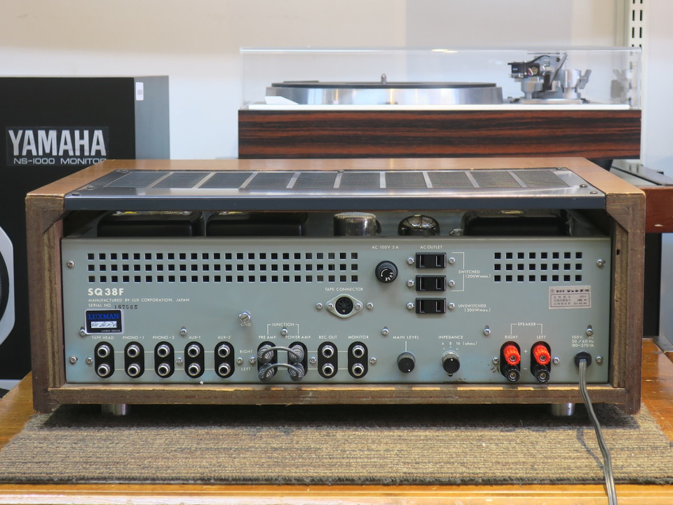 整備済みLUXMAN　SQ38F入力端子新型に交換済み 整備済みLUXMAN SQ38F入力端子新型に交換済み