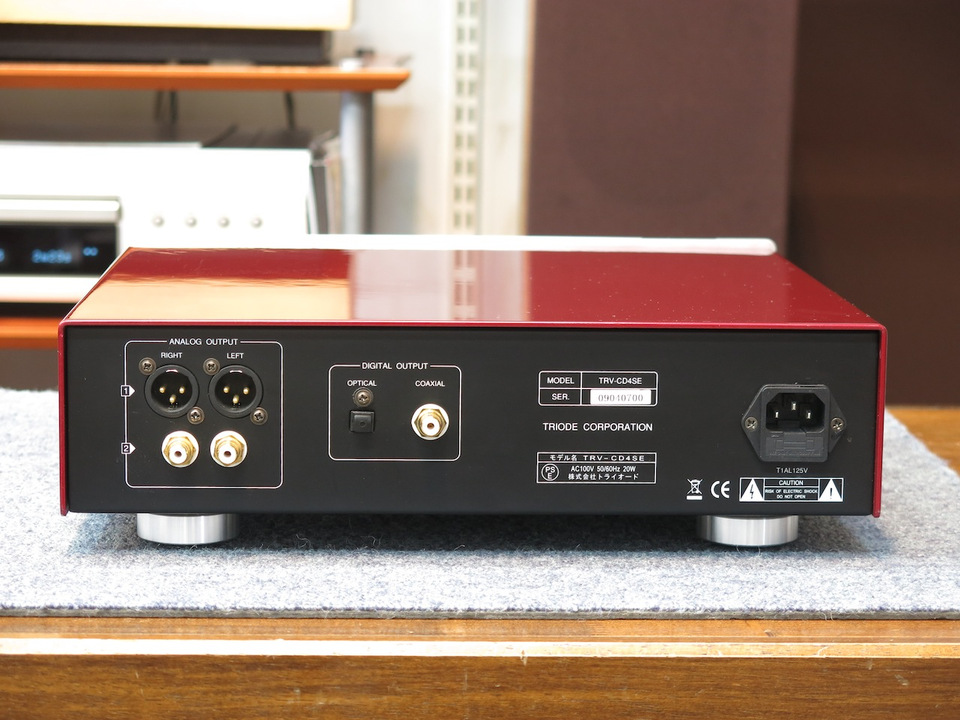 Triode トライオード TRV-CD4SE Vacuumtube CD Player 真空管CDプレイヤー Triode TRV-CD4SE Vacuum Tube CD Player