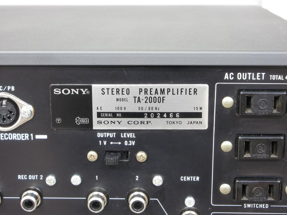 TA-2000F SONY - 中古オーディオ 高価買取・販売 ハイファイ堂
