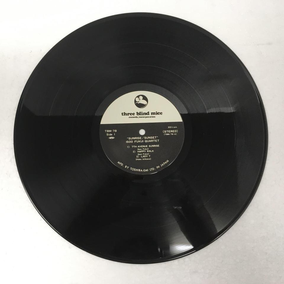 SUNRISE/SUNSET/ISOO FUKUI QUARTET 福井五十雄 - 中古オーディオ 高価 