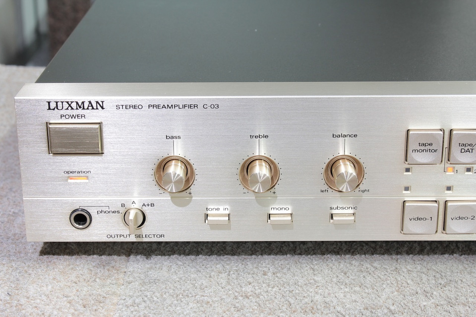 C-03 LUXMAN - 中古オーディオ 高価買取・販売 ハイファイ堂