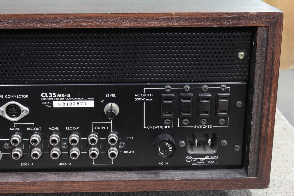 □□【取説・電源ACケーブル付】LUXMAN CL35 真空管アンプ □□【取説