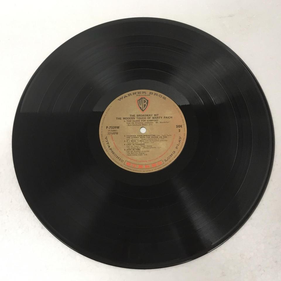 THE BROADWAY BIT/MARTY PAICH MARTY PAICH - 中古オーディオ 高価買取