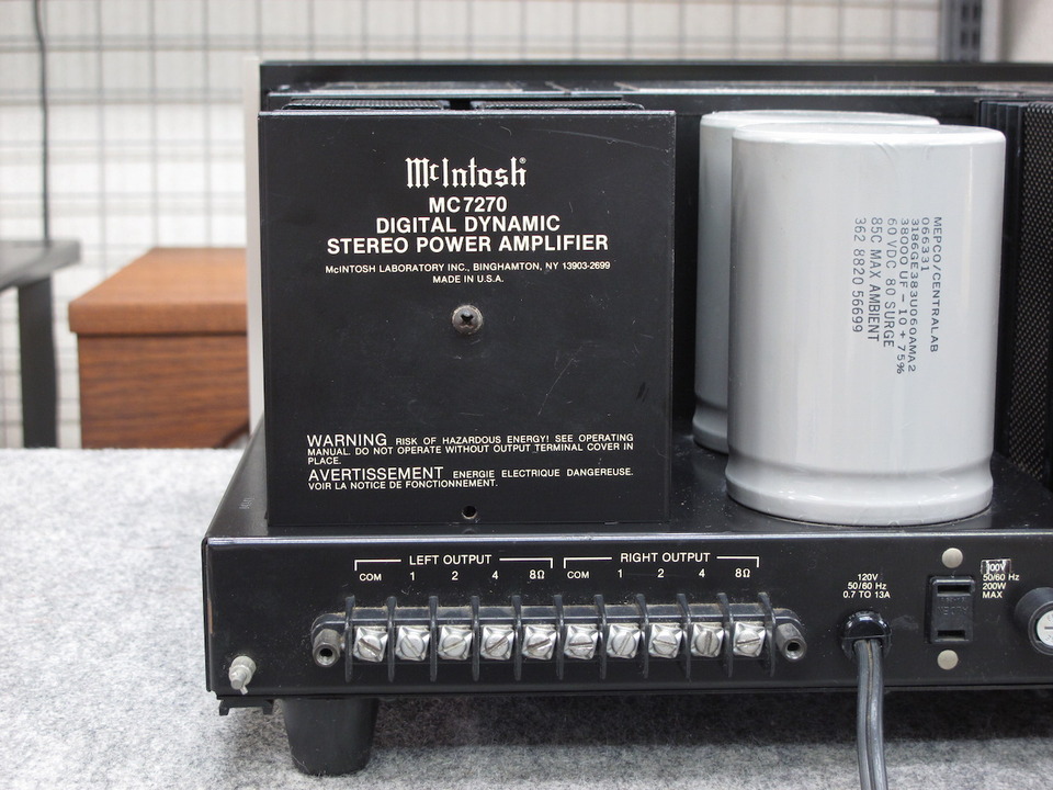 MC7270 McIntosh 中古オーディオ 高価買取・販売 ハイファイ堂