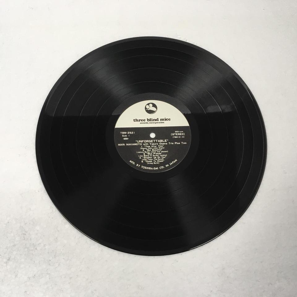 UNFORGETTABLE!/MARI NAKAMOTO 中本マリ - 中古オーディオ 高価買取