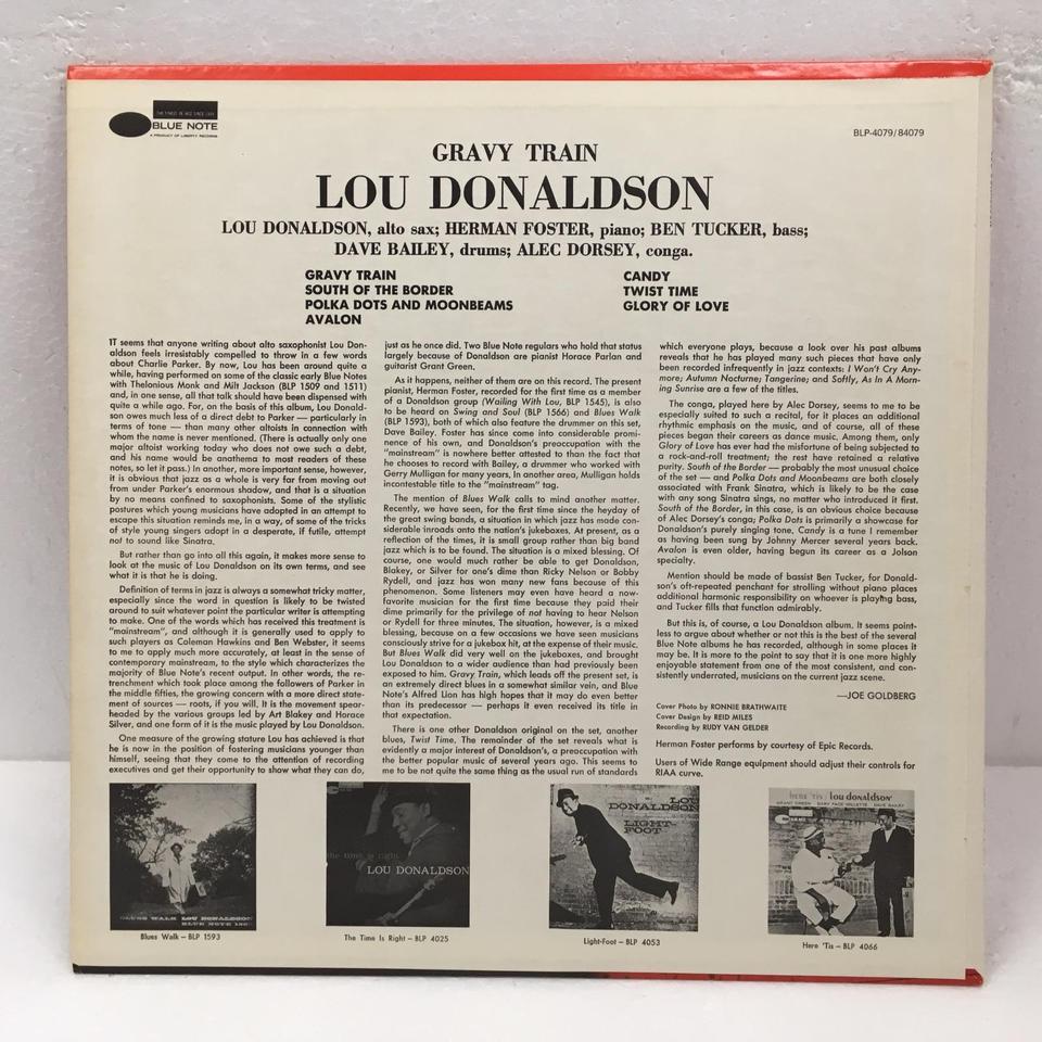 洋楽 Lou Donaldson Gravy Train LP 4079 Lou Donaldson - Gravy Train - YouTube