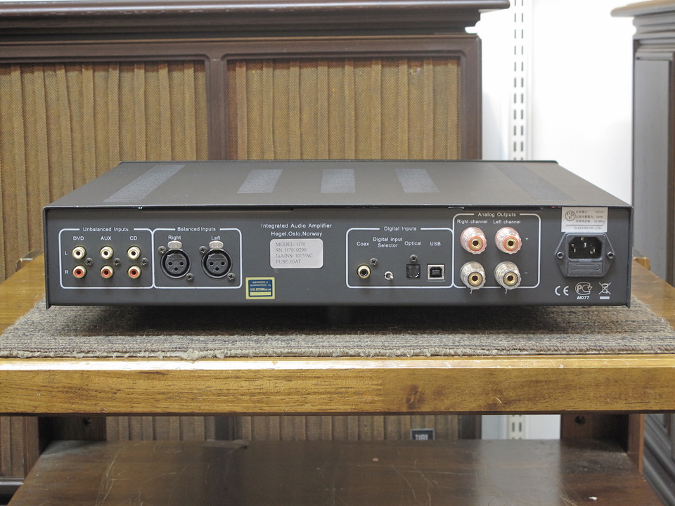 Hegel H70 プリメインアンプ (美品) H70 HEGEL - 中古オーディオ 高価買取・販売 ハイファイ堂