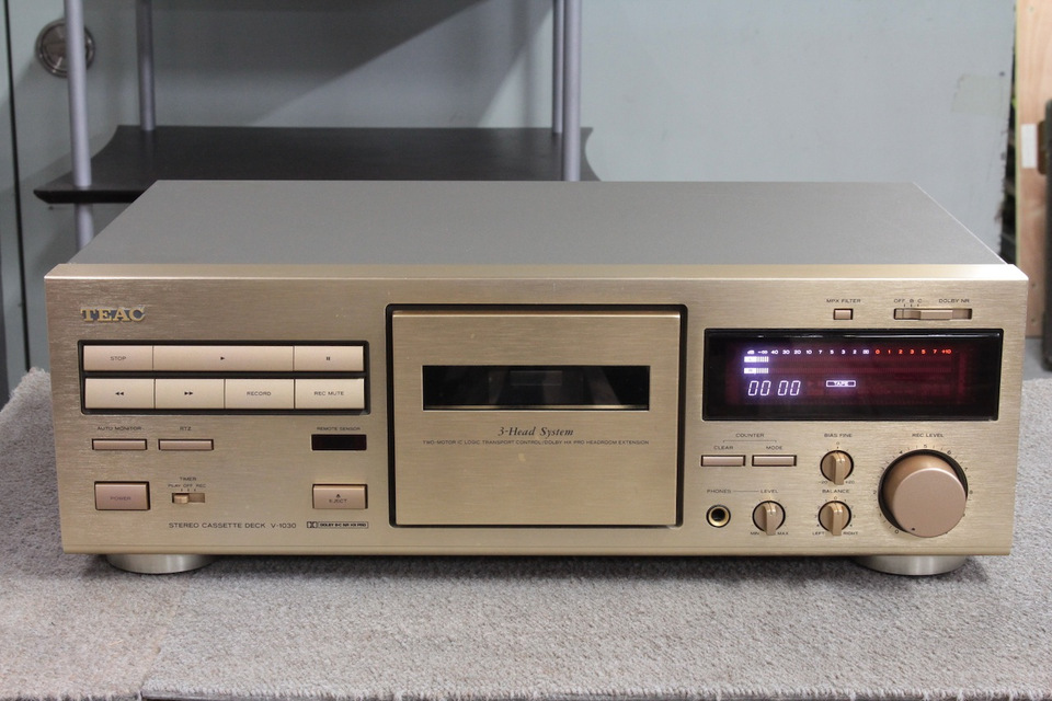 yamada】TEAC カセットデッキ「V-1030」 Cassette deck Teac V-1030
