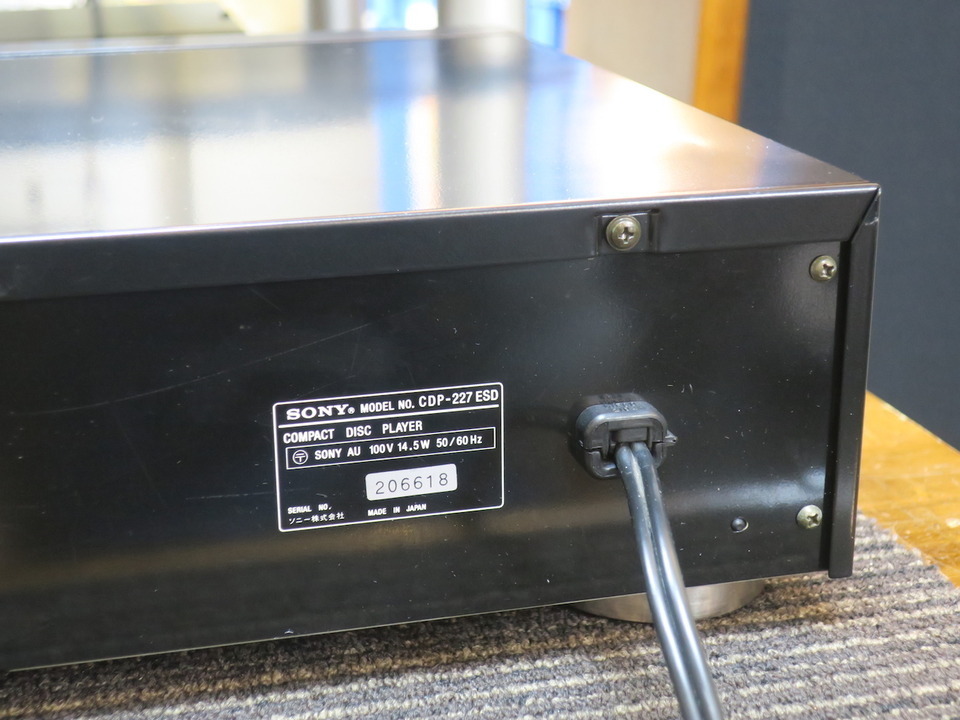 SONY CDプレーヤー CDP-227ESD デッキ オーディオ ジャンク9旭69 SONY CDプレーヤー CDP-227ESD デッキ オーディオ ジャンク9旭69