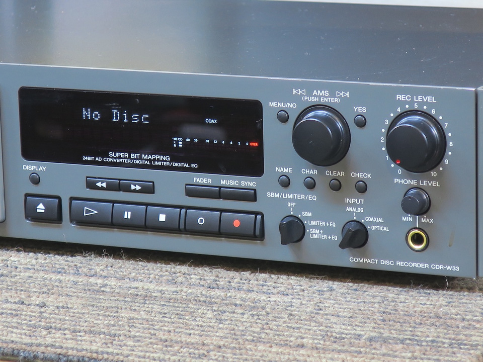 CDR-W33 SONY - 中古オーディオ 高価買取・販売 ハイファイ堂