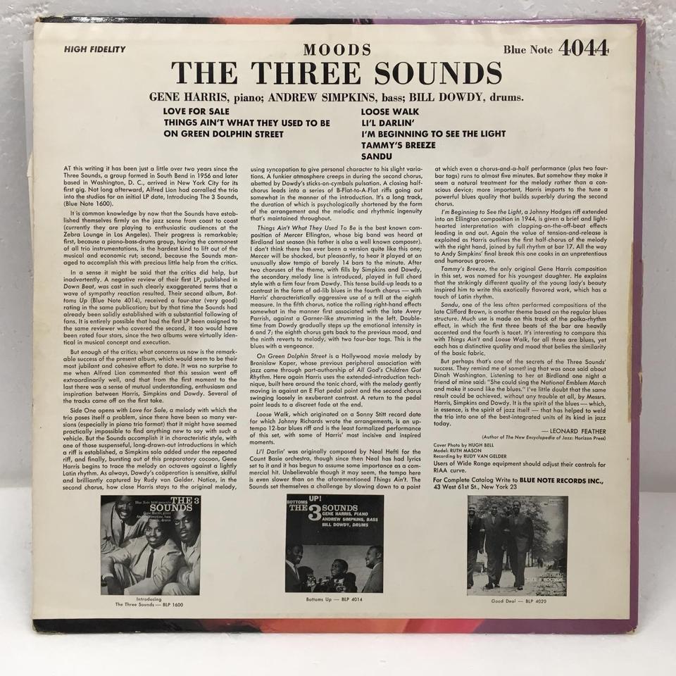 3579【希少な名盤】Moods the 3 sounds BLP 4044 3579【希少な名盤