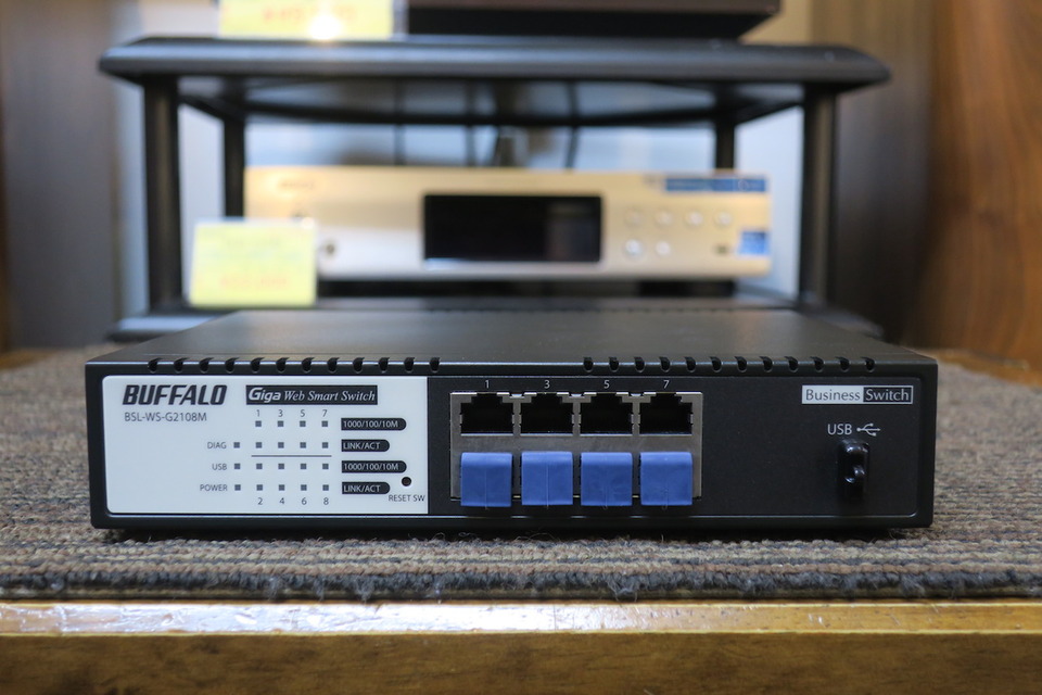 BUFFALO BSL-PS-G2108M 8ポート スイッチングハブ 動作品 BSL-PS-G2108M-1.jpg