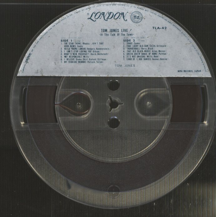 TOM JONES LIVE AT THE TALK OF THE TOWN TOM JONES 中古オーディオ 高価買取・販売 ハイファイ堂