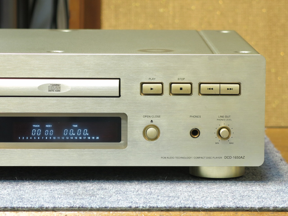 DENON CDプレーヤー DCD-1650AZ 美品 業者メンテナンス済み DENON CDプレーヤー DCD-1650AZ 整備品 【公式通販】
