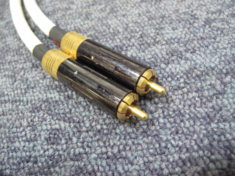 ナノテック　システムズ　RCAライン　ケーブル　#201 nano3 1m G.S. #201 NANO3 WITH RCA PLUGS/1.0m NANOTECH SYSTEMS - 中古