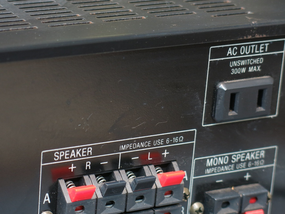 SONY ソニー TA-N110 モノラル/ステレオパワーアンプ　業者メンテ済み Sony TA-N110 Power Amplifier | Good Vibes Sound