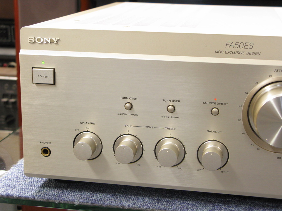 いい音　全段MOS-FET 希少動作品　名機SONY ソニー TA-FA50ES TA-FA50ES SONY - 中古オーディオ 高価買取・販売 ハイファイ堂