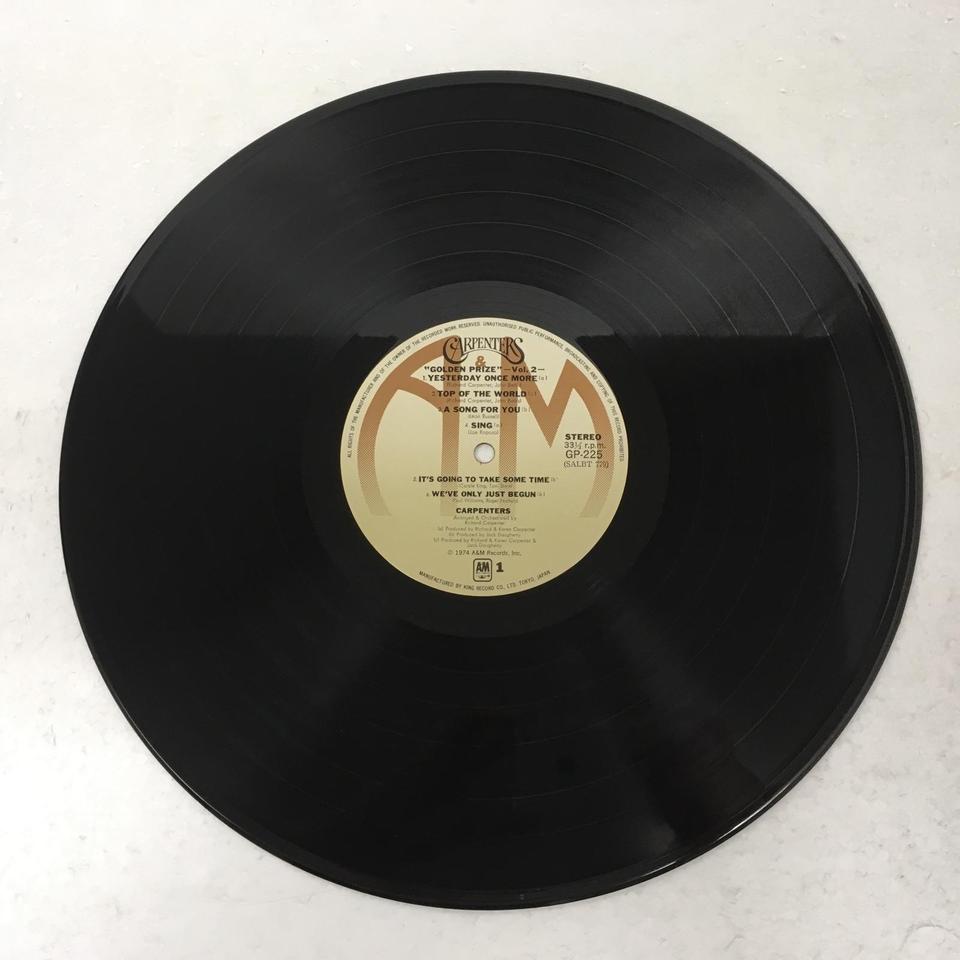 CARPENTERS GOLDEN PRIZE VOL.2 CARPENTERS - 中古オーディオ 高価買取
