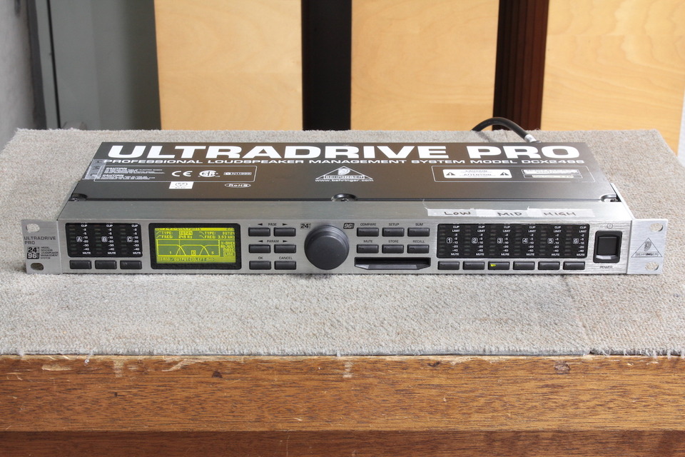 ベリンガー BEHRINGER DCX2496 フルデジタルチャンネルデバイダ