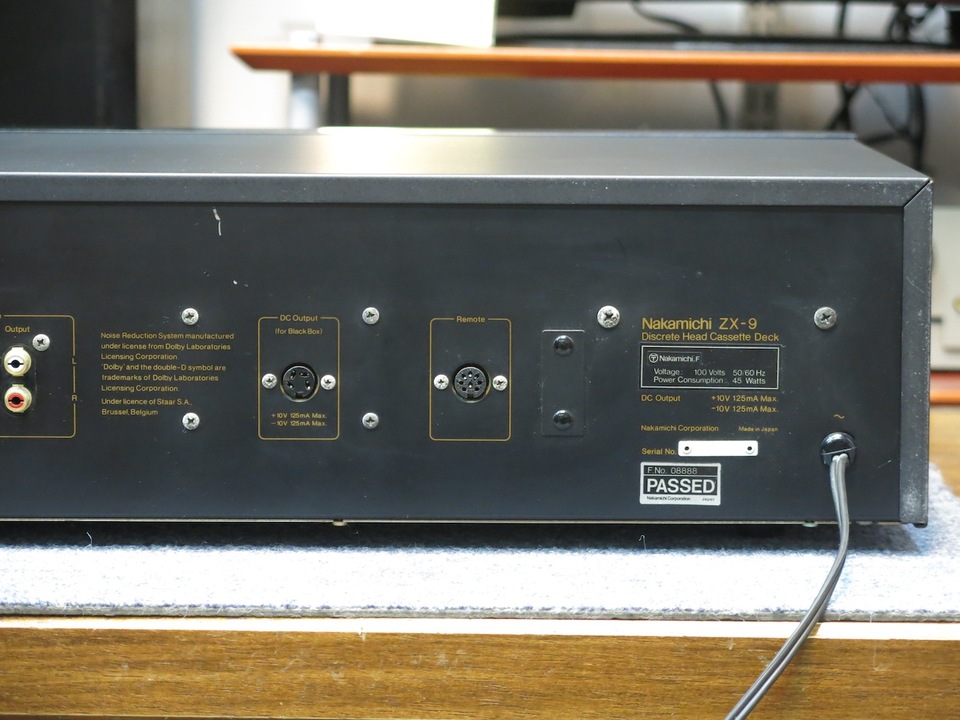 ZX-9 NAKAMICHI - 中古オーディオ 高価買取・販売 ハイファイ堂